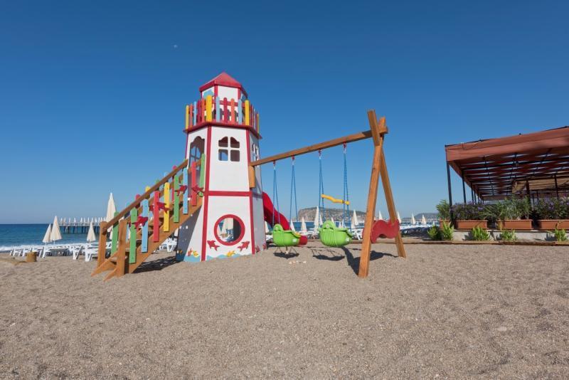 Asia Beach Resort & Spa Hotel Alanya Bagian luar foto