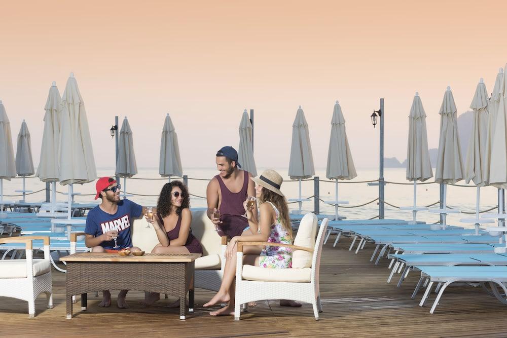 Asia Beach Resort & Spa Hotel Alanya Bagian luar foto