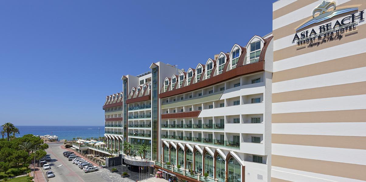 Asia Beach Resort & Spa Hotel Alanya Bagian luar foto