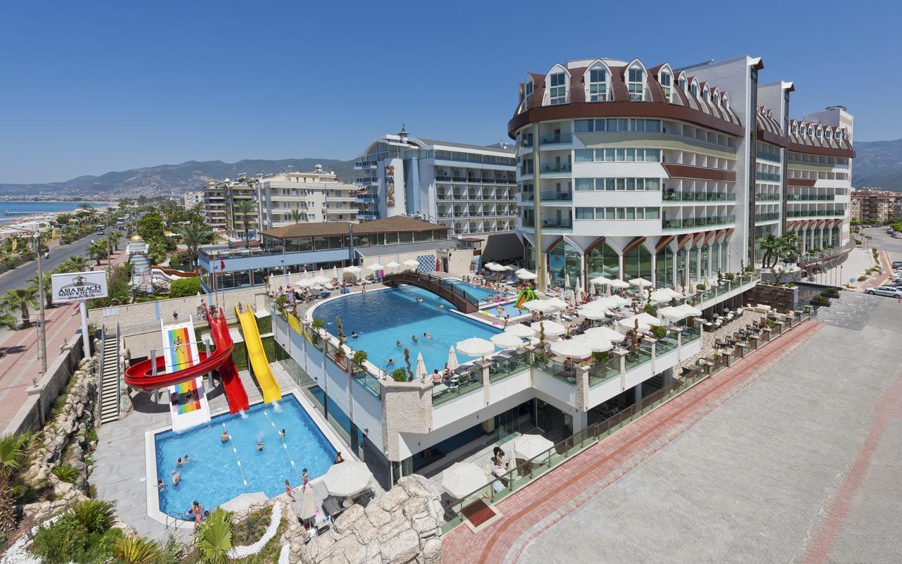 Asia Beach Resort & Spa Hotel Alanya Bagian luar foto