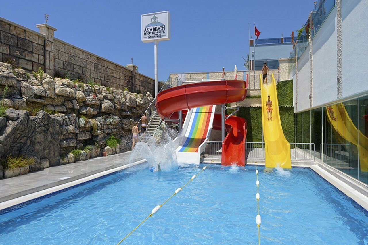 Asia Beach Resort & Spa Hotel Alanya Bagian luar foto